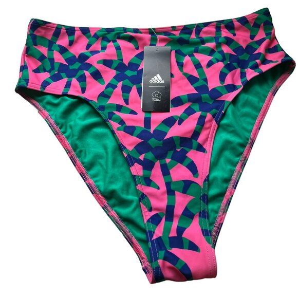 Women's NWT Adidas x Farm Rio Bikini Bottoms Size Extra Large - Picture 2 of 6